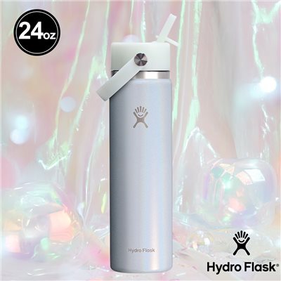 Hydro Flask 24oz/709ml Glimmer 寬口吸管保溫瓶 雪藍 水瓶 登山 保冰