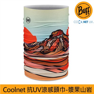 BUFF coolnet抗UV頭巾 漿果山岩 135923-555 魔術頭巾 夏季吸濕排汗防曬頭巾
