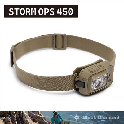 Black Diamond Astro OPS 450 頭燈 620731 棕色 登山 露營 釣魚 照明